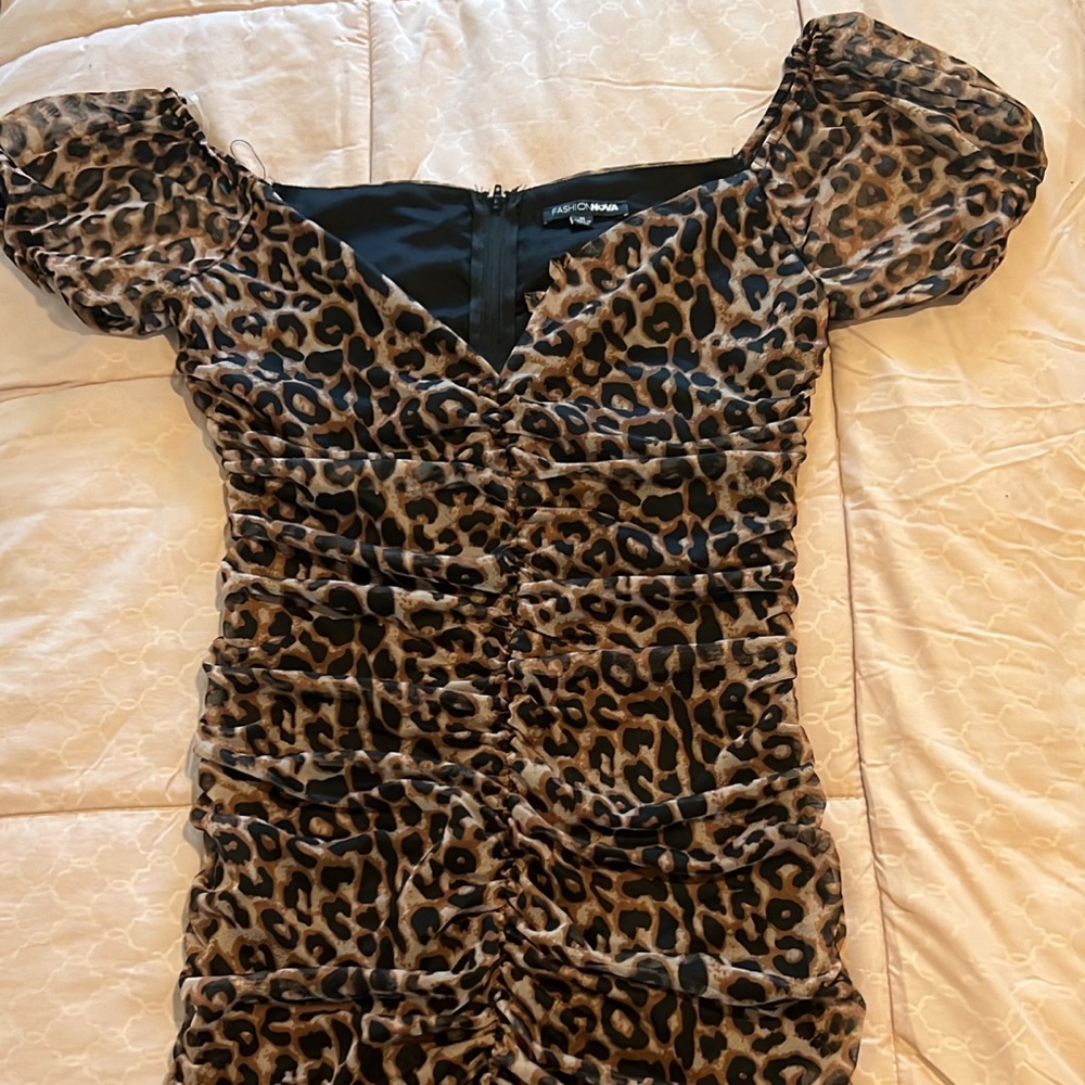 Cheetah Print Dress